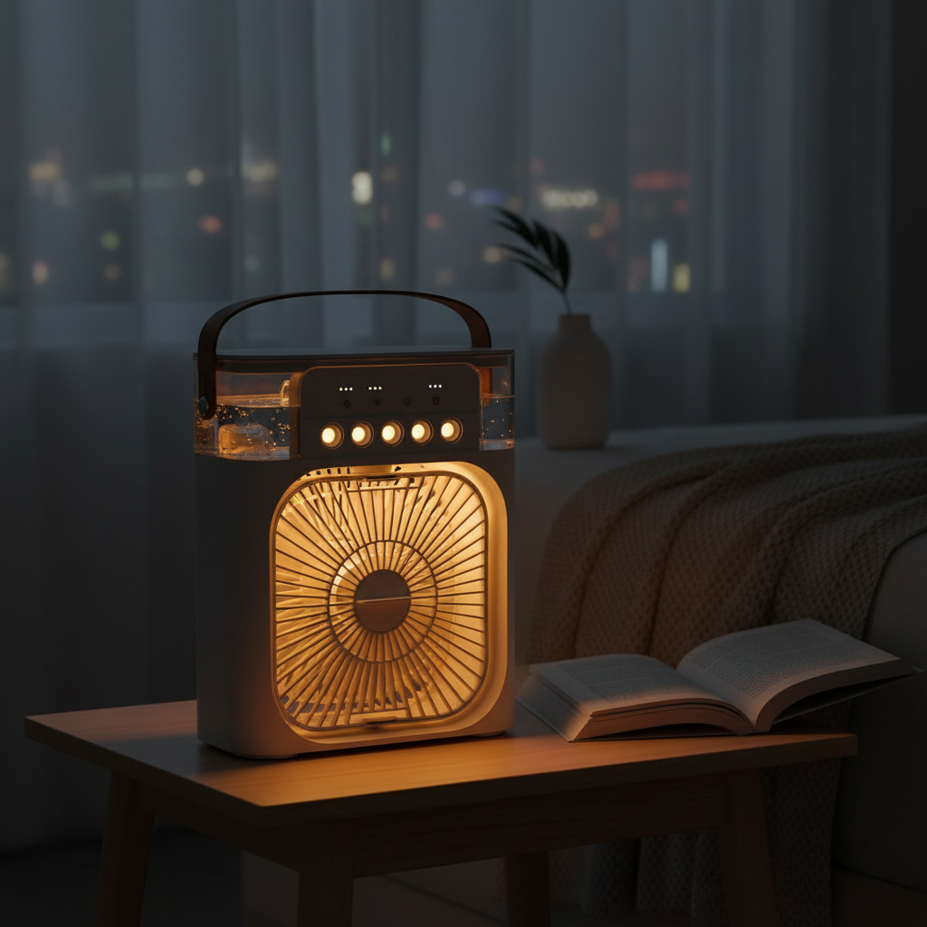 Humidificador noche LED